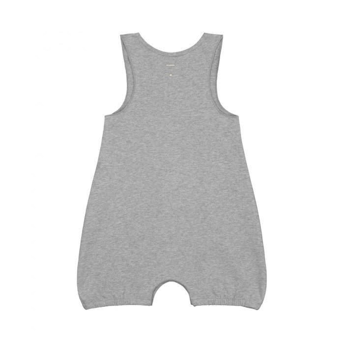 Sleeveless Onesie Grey Melange