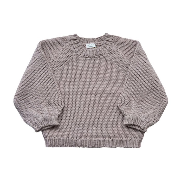 Purple Parrot Knit Sweater